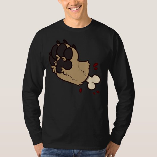Golden Lab Paw Gore T-shirt (Voorkant)