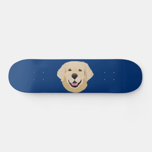 Golden Lab Persoonlijk Skateboard (Horizontaal)