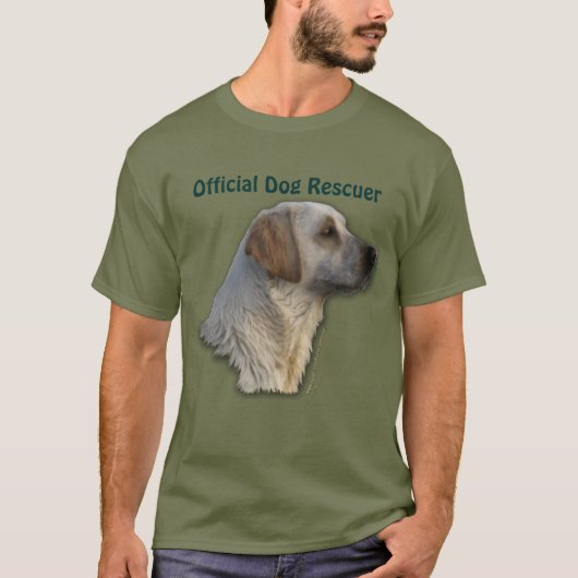 Golden Lab Retriever Dog-lover Pet Rescue Design T-shirt (Voorkant)