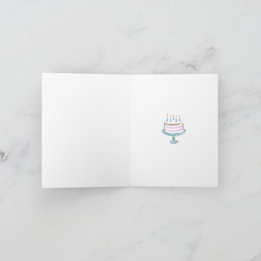 Golden Lab Verjaardag Pet Hond Pet Sweet Notitiekaartje (Binnen)