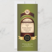 Golden Label Bachelorette uitnodiging (Voorkant)