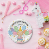 Golden Labradoodle Dog Verjaardagsfeestje Papieren Papieren Bordje (Feest)