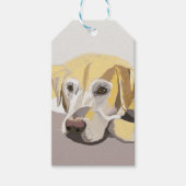 Golden Labrador Cadeaulabel (Voorkant)