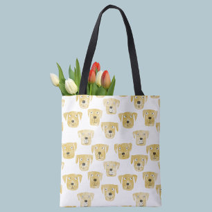 Golden Labrador Dogs Tote Bag