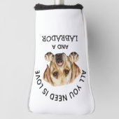 Golden Labrador  Golfheadcover (Draai 90)