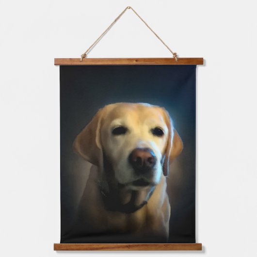 Golden Labrador Hangend Wandkleed (Voorkant)