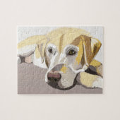 Golden Labrador Legpuzzel (Horizontaal)