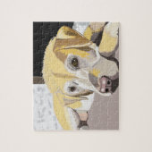 Golden Labrador Legpuzzel (Verticaal)
