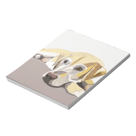 Golden Labrador Notitieblok (Linkerzijde)