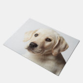 Golden Labrador Puppy Closeup Deurmat (Schuin)