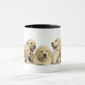 Golden Labrador Puppy Pile Mok (Midden)