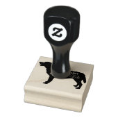 Golden Labrador Retriever Dog Adres Stempel (Stempel)