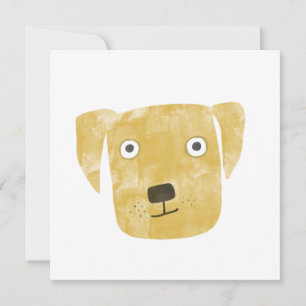 Golden Labrador Retriever Dog Birthday Card Advieskaart