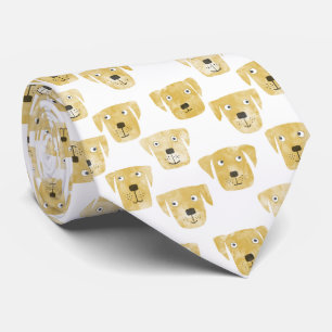 Golden Labrador Retriever Dog Cute Pattern Stropdas