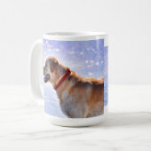 Golden Labrador Retriever Dog-lover Gift Koffiemok (Voorkant links)