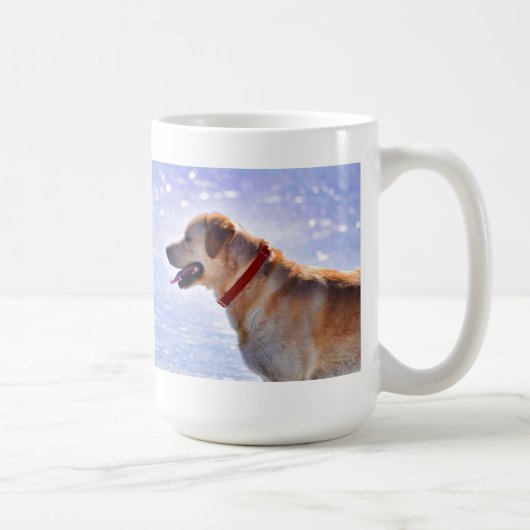 Golden Labrador Retriever Dog-lover Gift Koffiemok (Rechts)