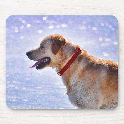Golden Labrador Retriever Dog-lover Gift Muismat (Voorkant)