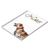 Golden Labrador Retriever Dog-lover Gift Notitieboek (Linkerzijde)