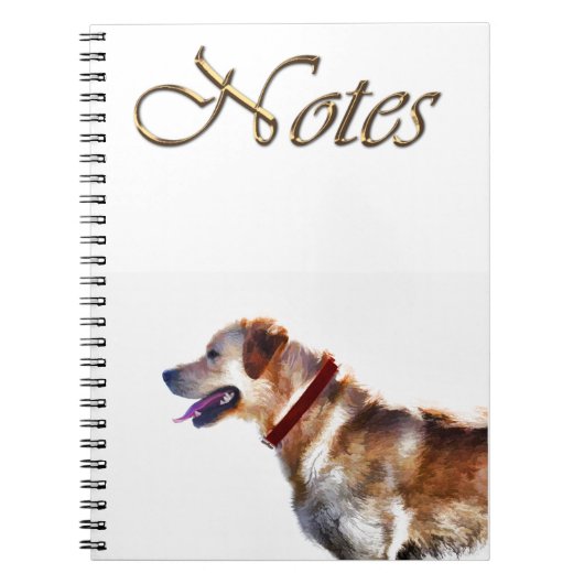 Golden Labrador Retriever Dog-lover Gift Notitieboek (Voorkant)