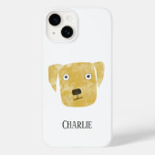 Golden Labrador Retriever Dog Persoonlijk Case-Mate iPhone Case (Achterkant)