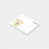 Golden Labrador Retriever Dog Persoonlijk Post-it® Notes (Schuin)