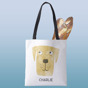 Golden Labrador Retriever Dog Persoonlijk Tote Bag