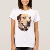 Golden Labrador Retriever Dog T-shirt (Voorkant)