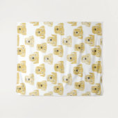 Golden Labrador Retriever Dog Wandkleed (Voorkant (horizontaal))