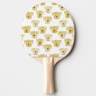 Golden Labrador Retriever Dog Waterverf Tafeltennisbatje