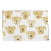 Golden Labrador Retriever Dogs Kussensloop (Achterkant-Rechts)