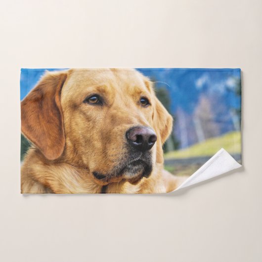 Golden Labrador Retriever Handdoek (Handdoek)