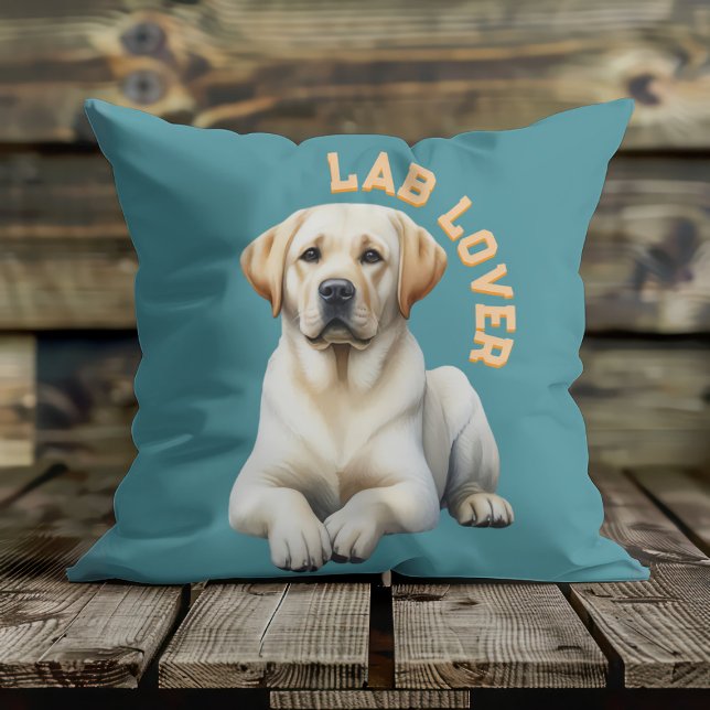 Golden Labrador Retriever Kussen (Creator heeft geüpload)