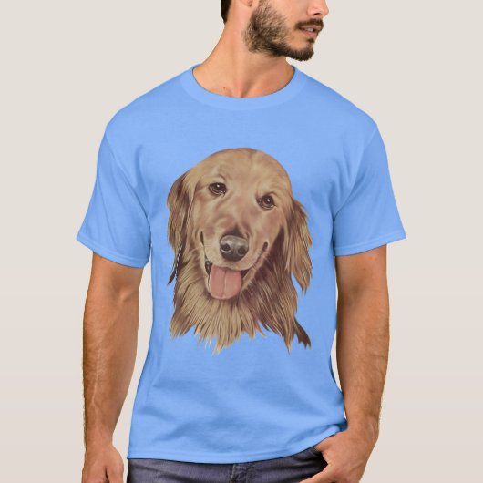 Golden Labrador Retriever T-shirt (Voorkant)