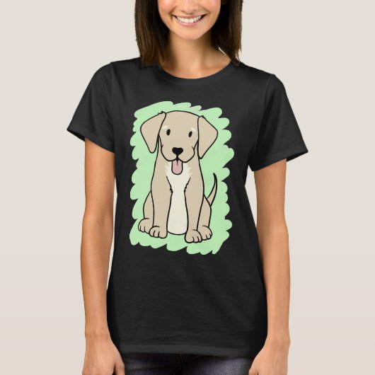Golden Labrador T-shirt (Voorkant)