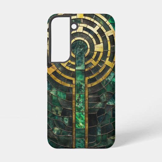Golden Labyrinth Samsung Galaxy Hoesje (Achterkant)