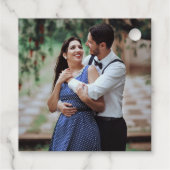 Golden Lace kalligrafie bruiloft dank u Bedankjes Labels (Achterkant)