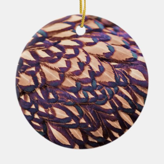 Golden Laced Wyandotte Chicken Keramisch Ornament (Voorkant)