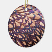 Golden Laced Wyandotte Chicken Keramisch Ornament (Links)