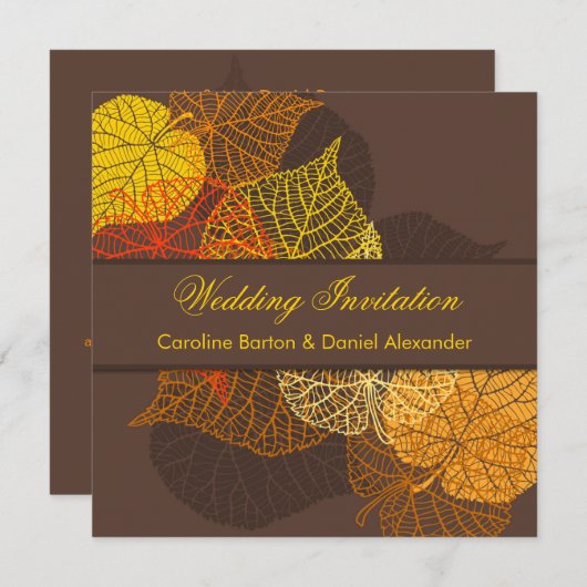 Golden lacy kaart (Voorkant / Achterkant)