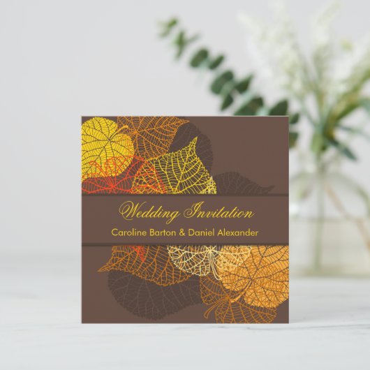 Golden lacy kaart (Staand voorkant)