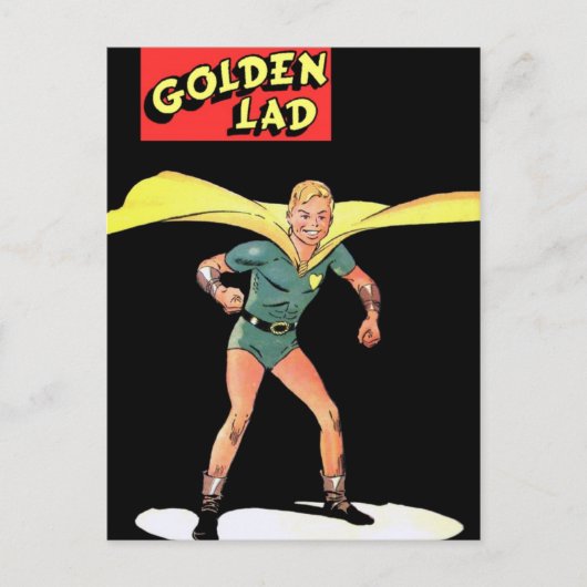 Golden Lad Briefkaart (Voorkant)