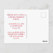 Golden Lady Cyborg Briefkaart (Achterkant)