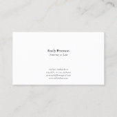 Golden Lady Justice op donkere achtergrond Visitekaartje (Achterkant)