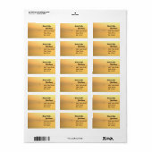 Golden Lake met Boat Placemat Etiket (Full Sheet)