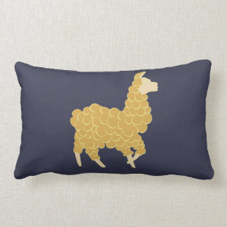 Golden Lama Lumbar Cushion/ Pillow Kussen