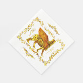 Golden Lamassu Servet (Hoek)