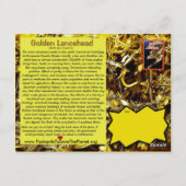 Golden Lancehead, gevaarlijkste bedreigde slang Briefkaart (Achterkant)