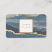 golden landscape square visitekaartje (Voorkant)