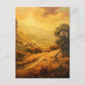 Golden Landschap Briefkaart (Voorkant)