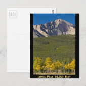 Golden Langen Peak 14259 Poster Briefkaart (Voorkant / Achterkant)